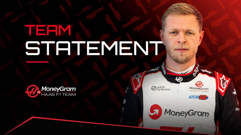 Kevin Magnussen deja su lugar en el MoneyGram Haas F1 Team al final de la Temporada