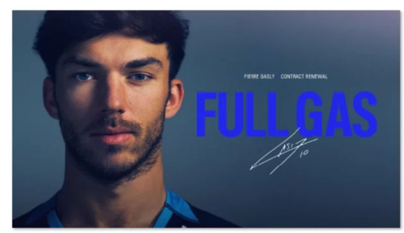 Pierre Gasly ©BWT Alpine F1 Team