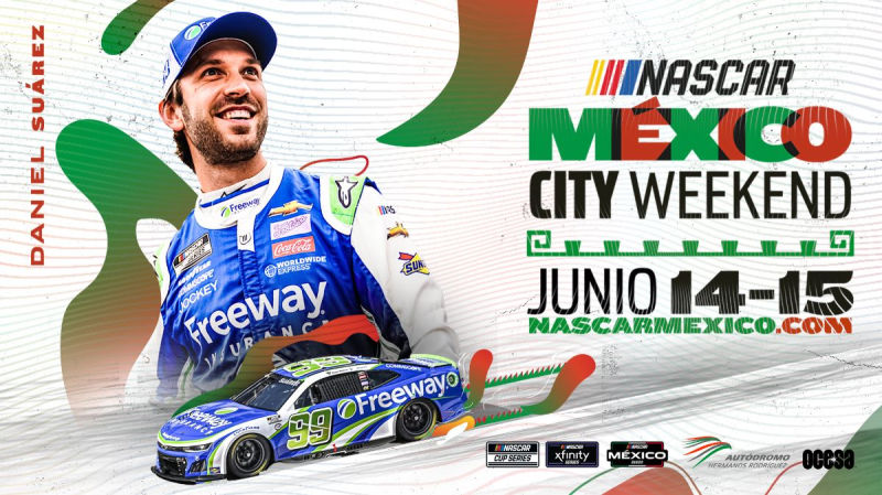 Evento histórico: NASCAR Cup Series competirá en la Ciudad de México por primera vez como parte de su calendario 2025