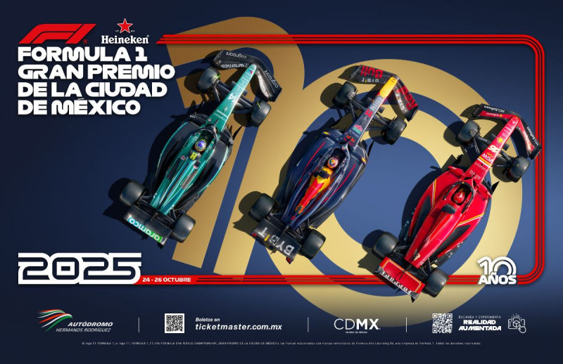 Develan la imagen oficial del México GP 2025